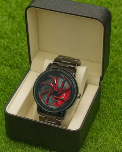 Shivilex Sport Red Dial Watch