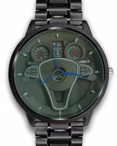 Mercedes-Benz Steering Wheel Inspired Dial Analog Watch - For Men Carsteering